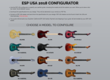 Фото Конфигуратор гитар Configurator ESP USA