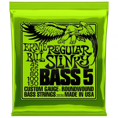 ERNIE BALL 2836 Nickel Bass Reguilar Slinky 5 (45-130)