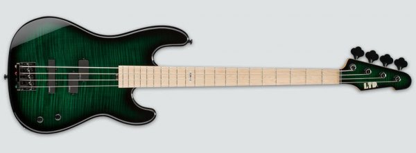 LTD MM-4FM Dark See Thru Green Sunburst