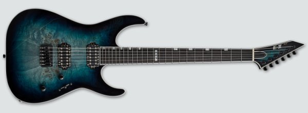 ESP E-II M-II NT BLUB Mercury Blue Burst