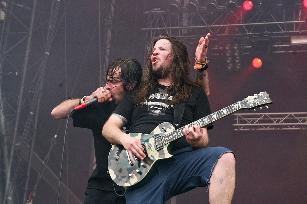 Фото LAMB OF GOD выступили с вокалистами CHIMAIRA, IN FLAMES и TRIVIUM