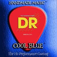 DR Strings CBE-9/46 струны 9-46 Cool Blue с покрытием Blue Coated