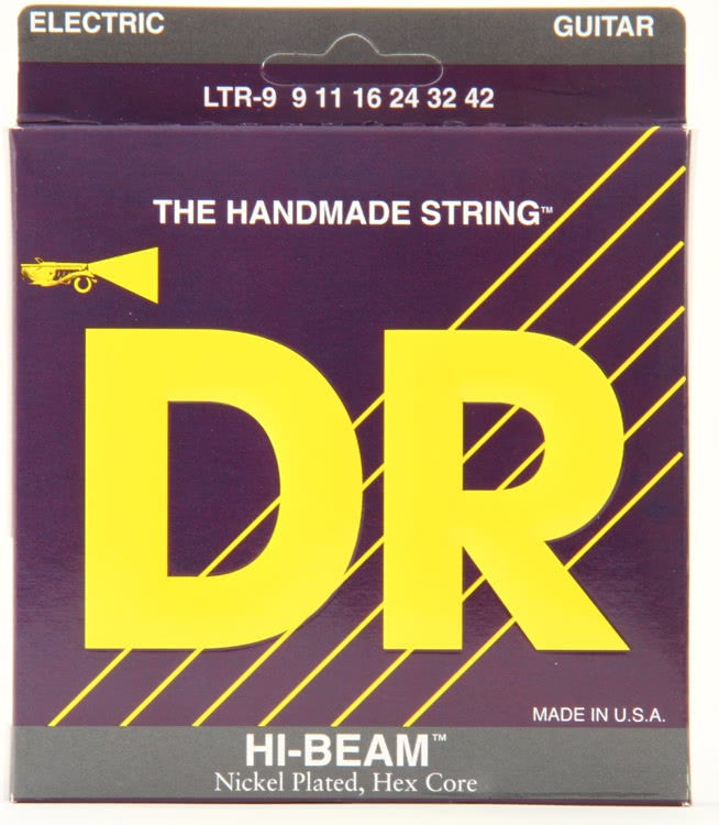 DR Strings LTR-9 HI-BEAM Tite-Fit струны 9-42 никелированные