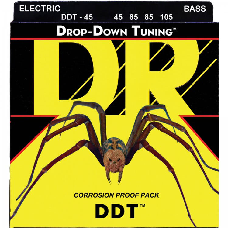 DR Drop Down Tuning DDT-45 струны для 4-струнной бас-гитары