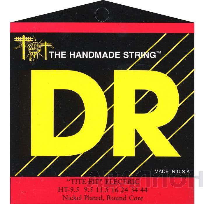DR Strings HT-9.5 струны 9.5-44 Tite-Fit никелированные