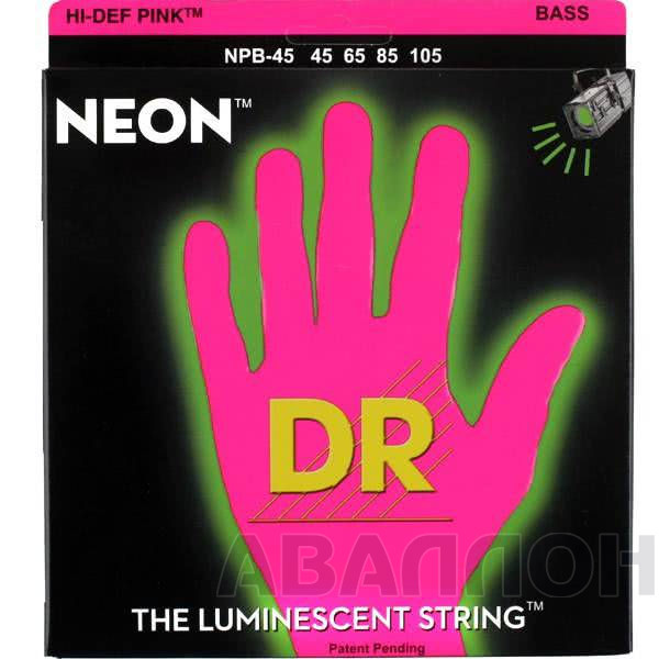 DR Neon NPB-45 струны для бас-гитары флуоресцентные